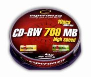 Esperanza 2069 - CD-RW [ cake box 10 , 700MB , 12x ]