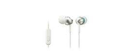 Sony Słuchawki handsfree, mikrofon MDR-EX110AP White