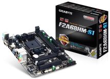 Gigabyte GA-F2A68HM-S1, A68H, DualDDR3-2133, SATA3, RAID, D-Sub, mATX