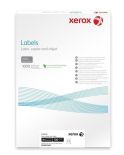 Xerox Papír bílé samolepící štítky, kulaté rohy - Labels 65UP 38,1x21,2 (g/100 listů, A4)