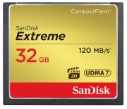 SanDisk karta Compact Flash Extreme 32GB UDMA7 (transfer 120MB/s)