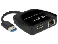 DeLOCK Adapter USB 3.0 > HDMI + Gigabit LAN