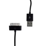 Whitenergy Kabel USB 2.0 do iPhone 4 transfer/ładowanie 100cm czarny