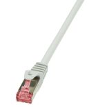 LogiLink Patchcord Cat.6 S/FTP PIMF PrimeLine 1m, szary