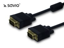 Elmak SAVIO CL-50 Kabel VGA M - VGA M, 2 ferryty, 5m