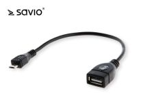 Elmak SAVIO CL-59 Adapter OTG USB AF - micro USB BM