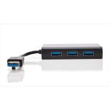 Targus USB 3.0 Hub z portem Ethernet (10/100/1000)