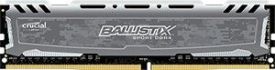 Crucial Pamięć DDR4 Sport LT 8GB/2400 CL16 DR x8 Szara