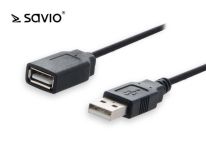 Savio CL-68 Przedłużacz USB 2.0. AM-AF, 0,8m