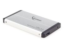 Gembird obudowa USB 3.0 na dysk HDD/SSD 2.5'' SATA, aluminiowa, srebrna