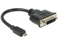 DeLOCK Adapter HDMI Micro-D męski > DVI 24+5 żeński, 20 cm