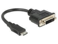 DeLOCK Adapter HDMI Mini-C męski -> DVI 24+5 żeński, 20 cm