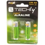 Techly Baterie alkaliczne 1.5V AA LR6 2 sztuki