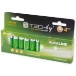 Techly Baterie alkaliczne 1.5V AA LR6 12 sztuk