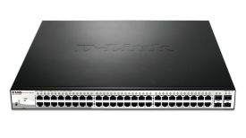 D-Link 52-Port PoE Gigabit Smart Switch 370W PoE including 4 x SFP