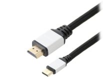 BLOW Przył.HDMI-mini HDMI SILVER 3m+filtry