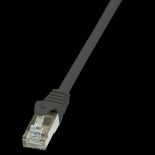 LogiLink Patchcord CAT 5e F/UTP 0,25m czarny