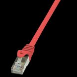 LogiLink Patchcord CP1014S CAT5e F/UTP 0,25m, czerwony