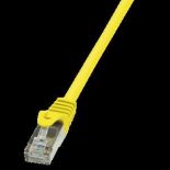 LogiLink Patchcord CAT 5e F/UTP 1m żółty