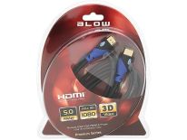 BLOW Przył.HDMI-HDMI BLUE proste 5m