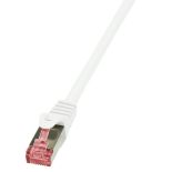 LogiLink Patchcord Cat.6 S/FTP PIMF PrimeLine 0,5m, biały