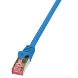 LogiLink Patchcord Cat.6 S/FTP PIMF PrimeLine 1m, niebieski