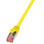 LogiLink Patchcord Cat.6 S/FTP PIMF PrimeLine 0,5m, żółty