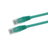 4World kabel krosowy RJ45 (osłonka zalewana, Cat. 5e UTP, 10m, zielony)