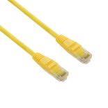 4World kabel krosowy RJ45 (osłonka zalewana, kat. 5e UTP, 10 m, żółty)