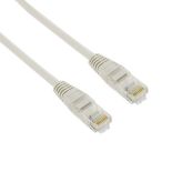 4World patchcord RJ45, osłonka zalewana, kat. 5e UTP, 15m, szary