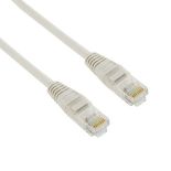 4World patchcord RJ45, osłonka zalewana, kat. 5e UTP, 5m, szary