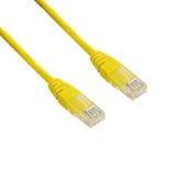 4World kabel krosowy RJ45 (osłonka zalewana, Cat. 5e UTP, 5m, żółty)