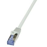 LogiLink Patchcord Cat.6A 10G S/FTP PIMF PrimeLine 0,5m szary