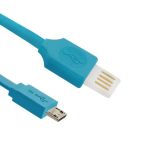 Qoltec Kabel USB dwustronny / MicroUSB płaski 0,5m Quick charge