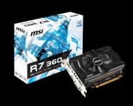 MSI Karta graficzna Radeon R7 360 OC 2 GB GDDR5 R7 360 2GD5 OC