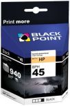 Black Point Tusz Black Point BPH45 , Black , 42 ml , 940 str. , HP 51645