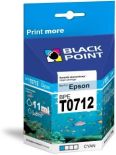 Black Point Tusz Black Point BPET0712 , Cyan , chip , 13ml , Epson T0712