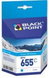 Black Point Tusz Black Point BPH655C , cyan , 10,5 ml , HP CZ110AE