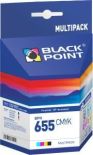 Black Point Tusz Black Point BPH655CMYK , MULTIPACK (CMYK) , 0 ml , HP b.d.