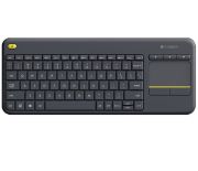 Logitech Wireless Touch Keyboard K400 Plus Black (US International)