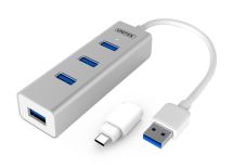 Unitek Hub 4x USB 3.0. + USB typ-C, Y-3082B