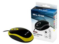 BLOW mysz optyczna MP-20 USB żółta