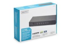 Digitus Rozdzielacz/Splitter HDMI 4-portowy, 4096x2160p 4K UHD 3D, HDCP1.3