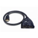 Techly Dwukierunkowy przełącznik HDMI 2/1 lub 1/2, 4K2K 3D