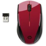 HP X3000 Red Wireless Mouse - MOUSE