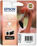 Epson tusz T0870 gloss optimizer Retail Pack BLISTER (Stylus Photo R1900)