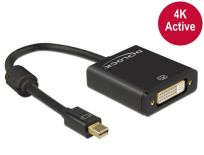 DeLOCK Adapter DisplayPort 1.2 MINI->DVI4K (F)(24+5) na kablu 0,2m