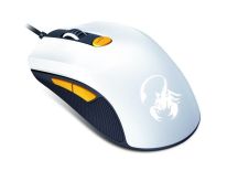 Genius myš GX GAMING Scorpion M8-610 laserová/ drátová/ 8200 dpi/ 6tlačítek/ USB/ bíložlutá