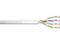 Digitus Kabel teleinformatyczny, instalacyjny, F/UTP kat.5e 4x2xAWG24/1, drut, miedziany, PVC, 305m, szary