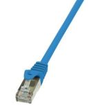 LogiLink Patchcord CAT.6 F/UTP 0,5m niebieski